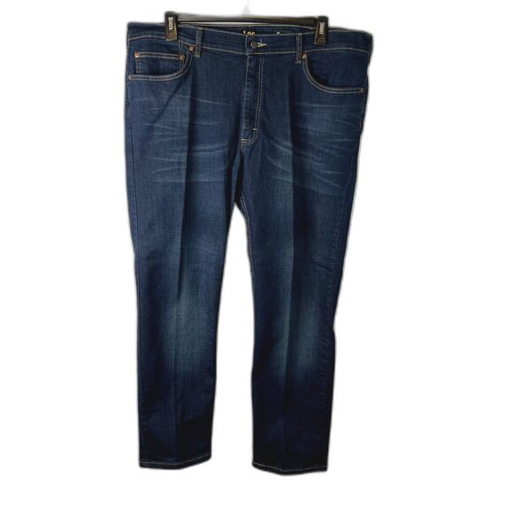 LEE Other - LEE Classic Fit S-Gene Dark Wash Whiskered Straight Leg Jean Mens Size 40/29